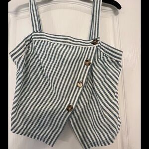 NWT Chelsea & Violet Striped Top - M